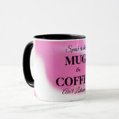 Coffee-Mok met grappige boodschap Mok (Voorkant links)