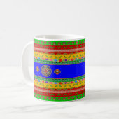 Coffee Mok met naam - Geïnspireerd door Truck Art  (Voorkant links)