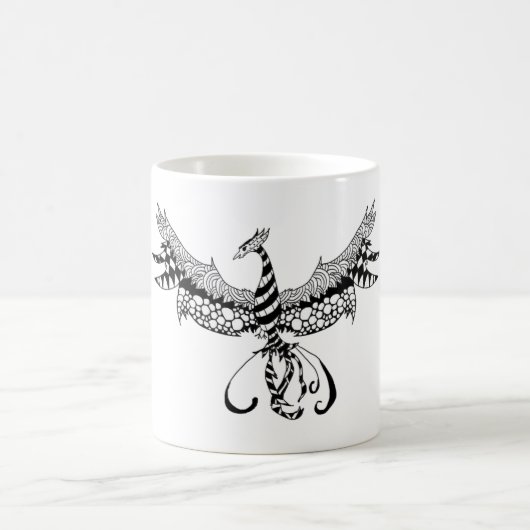 Coffee-mok met Phoenix-ontwerp Koffiemok (Center)