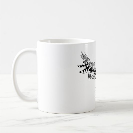 Coffee-mok met Phoenix-ontwerp Koffiemok (Links)