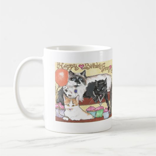 Coffee Mok Piperspuddycats Dag Celebratie (Links)