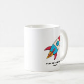 Coffee Mok Rocket Fusion to Start Day (Voorkant rechts)