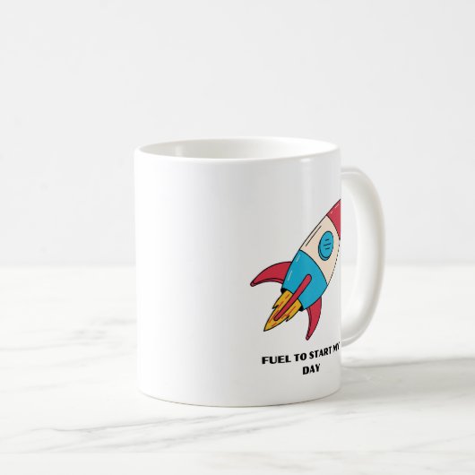 Coffee Mok Rocket Fusion to Start Day (Voorkant rechts)