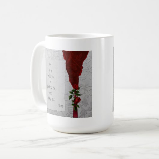 Coffee-Mok, Rumi Quote Koffiemok (Voorkant links)