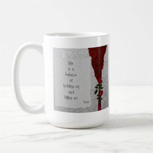 Coffee-Mok, Rumi Quote Koffiemok (Links)