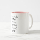 Coffee Mok - Sarcasm, Funny Quotes, Quirky Sassy (Voorkant rechts)