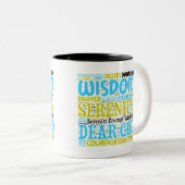 Coffee Mok Service Prayer Word Cloud (Voorkant rechts)