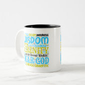 Coffee Mok Service Prayer Word Cloud (Voorkant links)