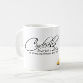 Coffee Mok Tea Cup Assepoester Yellow Shoes Quote (Voorkant links)