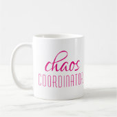 Coffee-Mok van Chaos Coordinator roze Koffiemok (Links)