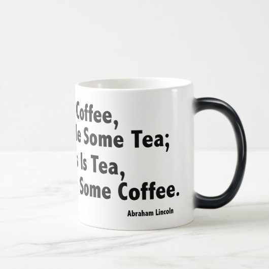 Coffee? Mok voor 11 oz morphing in zwart-wit (Rechts)