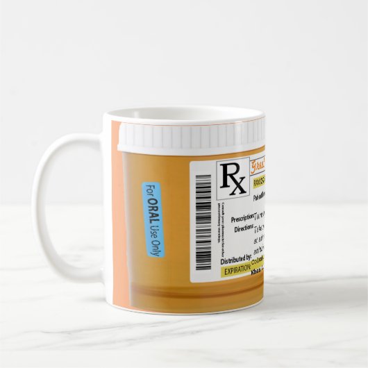 Coffee Mok Voorschrift RX (Links)