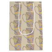 Coffee Mok Word Art II Medium Cadeauzakje (Achterkant)