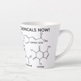 Coffee Molecules Cup O' Chemicals Custom Latte Latte Mok