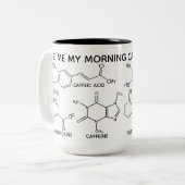 Coffee Molecules Cup O' Chemicals Custom Mok (Voorkant links)