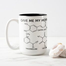 Coffee Molecules Cup O' Chemicals Custom Mok