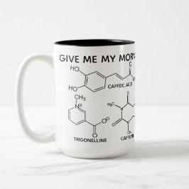 Coffee Molecules Cup O' Chemicals Custom Mok