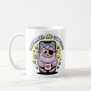 Coffee Monster Sociale Media Grappig Koffiemok