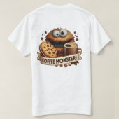 Coffee Monster  T-shirt (Design achterkant)