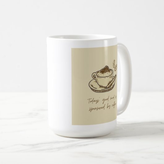 Coffee Mood Mok | Cozy Coffee mok (Voorkant rechts)