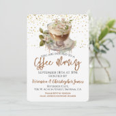 Coffee Morning Floral Kaart (Staand voorkant)