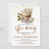 Coffee Morning Floral Kaart (Voorkant)