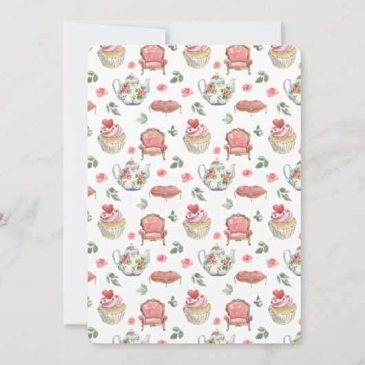 Coffee Morning Fundraiser Kaart (Achterkant)