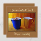 Coffee Morning Kaart (Voorkant / Achterkant)