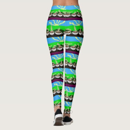 Coffee Morning Sunrise Leggings (Achterkant)