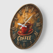 Coffee Motivation Grote Klok (Hoek)
