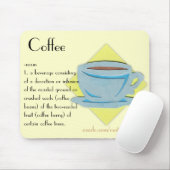 Coffee Mousepad Muismat (Met muis)