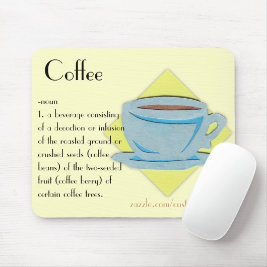 Coffee Mousepad Muismat (Met muis)