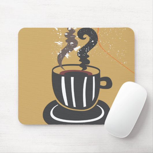Coffee Mousepad Muismat (Met muis)