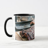 Coffee Mug BBQ Ribs Barbecue Grilling Delicious Mok (Links)