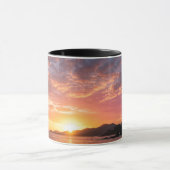 Coffee Mug Beautiful Sunset Landscape Beach View Mok (Midden)