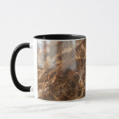Coffee Mug Brown Marble Texture Stone Pattern Mok (Links)