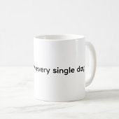Coffee Mug - Choose joy every single day Koffiemok (Voorkant rechts)