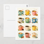 Coffee Mug Collage Briefkaart (Voorkant / Achterkant)