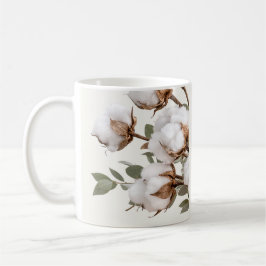Coffee Mug Cotton Botanica Neutral Print Koffiemok