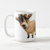 Coffee Mug - Cute Goat Peeking Koffiemok (Links)
