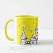 Coffee Mug Decorated with an Image of a Castle Mok (Links)