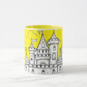 Coffee Mug Decorated with an Image of a Castle Mok (Midden)