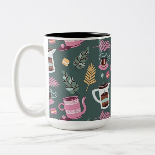 Coffee Mug design  Tweekleurige Koffiemok (Links)