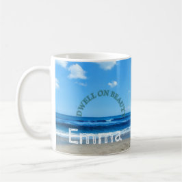  Coffee mug Earth day Coastal beach Koffiemok
