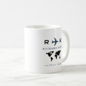 Coffee Mug for an airplane pilot Koffiemok (Voorkant rechts)