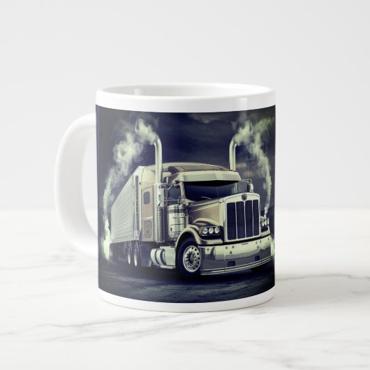 Coffee mug for the Truck Driving Pro Grote Koffiekop (Links)