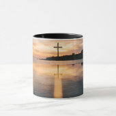 Coffee Mug Inspirational Cross Sunset Religiou Mug Mok (Midden)