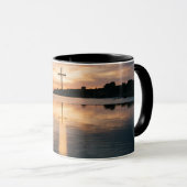 Coffee Mug Inspirational Cross Sunset Religiou Mug Mok (Voorkant rechts)