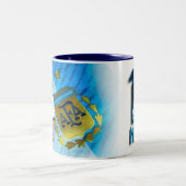 Coffee mug Messi mug Tweekleurige Koffiemok (Center)