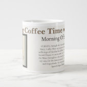 Coffee Mug: Morning Coffee Time Grote Koffiekop (Voorkant)